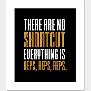 There Are NO Shortcut! Posters and Art